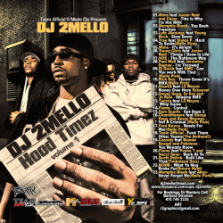 DJ 2Mello Hood Timez Vol. 1 Front Cover