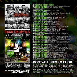 Superstar Jay & Busta Rhymes Feeding The Streets Back Cover