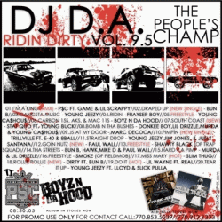 DJ D.A. Ridin Dirty Vol. 9.5 Back Cover