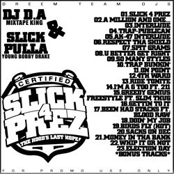 DJ D.A. Slick 4 Prez Back Cover