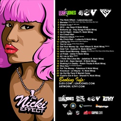 DJ E-V & Nicki Minaj The Nicki Effect Back Cover