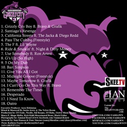 DJ Skee & Fashawn Grizzly City 3 Back Cover