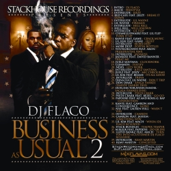 DJ Flaco Business  As Usual 2 Front Cover