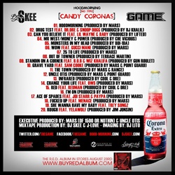 DJ Skee & The Game Hoodmorning (No Typo): Candy Coronas Back Cover