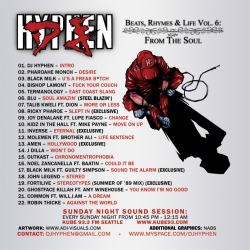 DJ Hyphen Beats, Rhymes & Life Vol. 6, From The Soul Back Cover