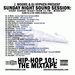 DJ Hyphen Hip-Hop 101 The Mixtape Back Cover