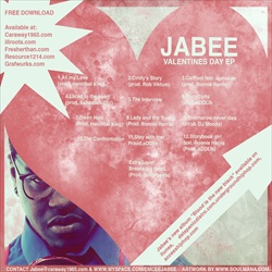 Jabee The Valentine's Day EP Back Cover