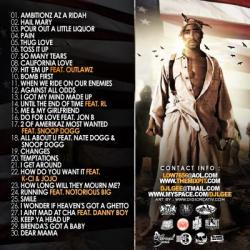 DJ L-Gee America's Favorite Rapper Pt. 2 Back Cover