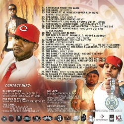 DJ Kris-Stylez, The Game & DJ L-Gee The West Coast Savior Part 2 Back Cover