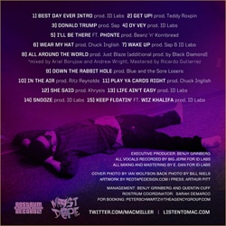 Mac Miller Best Day Ever Back Cover