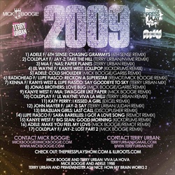 Mick Boogie & Terry Urban 2009: The Grammy Remix Project Back Cover