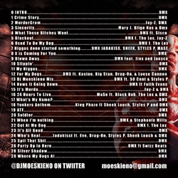 DJ Moeskino DMX The Release Back Cover