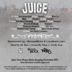 Mr. Bim, Localkats & Mixtape Block Juice Thirty Minute Freestyle Back Cover