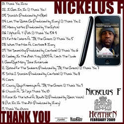 Nickelus F Thank You Back Cover