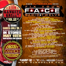 DJ Noodles Fix Your Face Radio Vol. 12 Back Cover