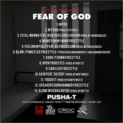Pusha T Fear of God Back Cover