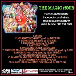 Rain The Magic Hour Back Cover