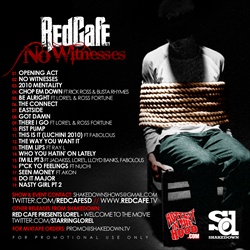 Red Cafe No Witnesses Back Cover