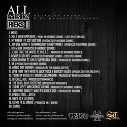 Reks & Hazardis Soundz All Eyes on Reks Back Cover