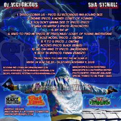 DJ Victorious & Sha Stimuli Verses The World Back Cover