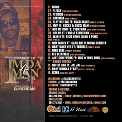 DJ Scream & Shawty Lo I'm Da Man Back Cover