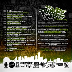 Skyzoo, DJ Drama & Statik Selektah The Power Of Words Back Cover