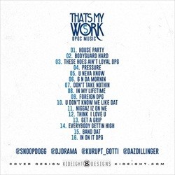 Snoop Dogg That's My Work 5 Back Cover