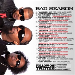 Techn9ne Bad Season Back Cover