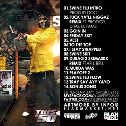 Tony Yayo Swine Flu Pt. 2 Back Cover