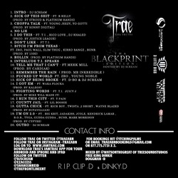 Trae Tha Truth Tha Blackprint Back Cover