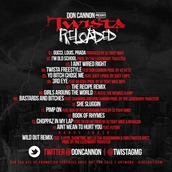 Don Cannon & Twista Reloaded Back Cover