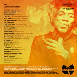 Wu-Tang  Clan And Jimi Hendrix Black Gold Back Cover
